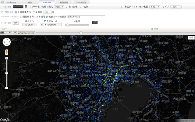 Mobmap for Google Chrome™  from Chrome web store to be run with OffiDocs Chromium online