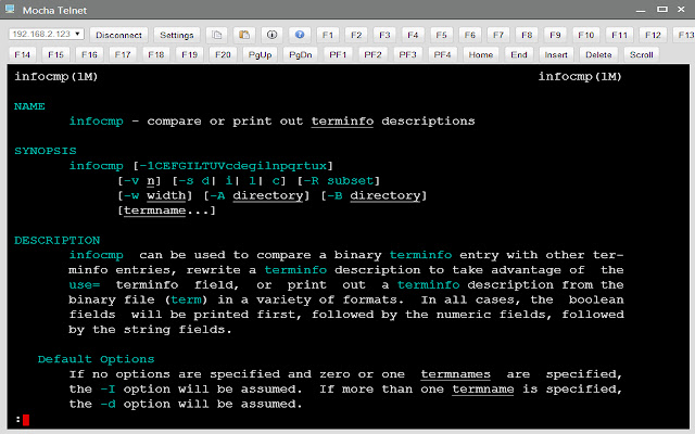 Mocha Telnet  from Chrome web store to be run with OffiDocs Chromium online