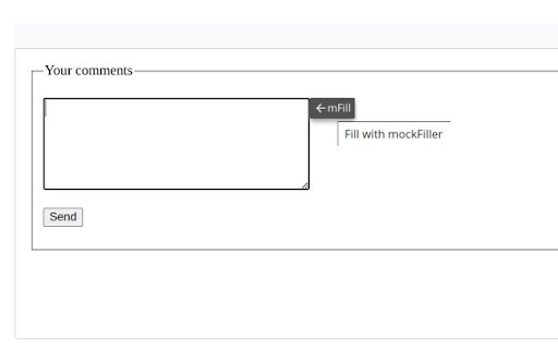 mockFiller  from Chrome web store to be run with OffiDocs Chromium online