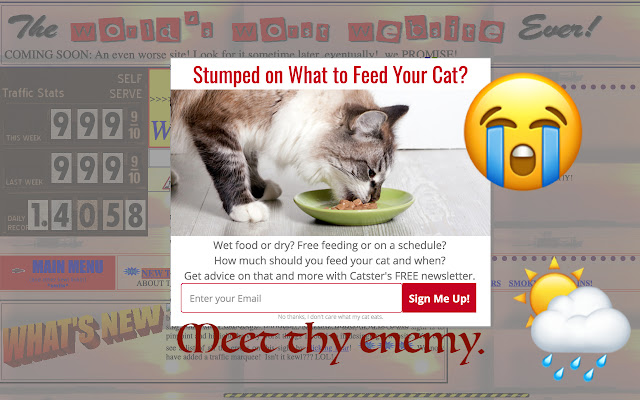 Modals B. Gone  from Chrome web store to be run with OffiDocs Chromium online