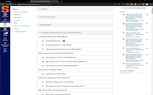 Module Tracker  from Chrome web store to be run with OffiDocs Chromium online