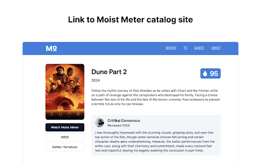 Moist Meter from Chrome web store to be run with OffiDocs Chromium online Moist Meter from Chrome web store to be run with OffiDocs Chromium online