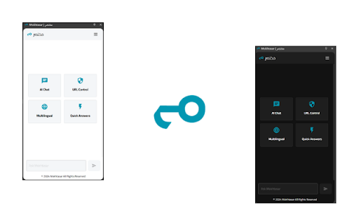 Mokhtasar| مختصر  from Chrome web store to be run with OffiDocs Chromium online