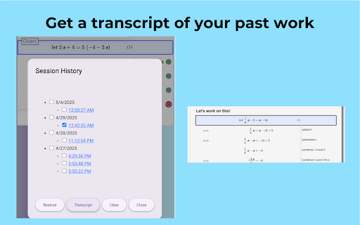 moment.of.math Write math and check your workBETA  from Chrome web store to be run with OffiDocs Chromium online