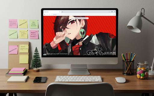 Momo Ayase DanDaDan Live Wallpapers  from Chrome web store to be run with OffiDocs Chromium online