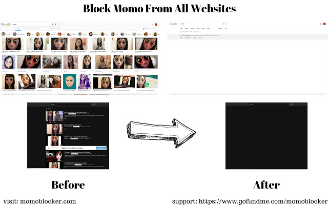 Momo Blocker จาก Chrome เว็บสโตร์ที่จะทำงานร่วมกับ OffiDocs Chromium ออนไลน์