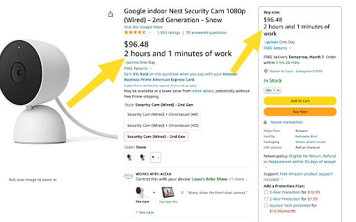 Money2Time  from Chrome web store to be run with OffiDocs Chromium online