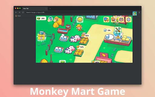 Monkey Mart Game for Chrome™  from Chrome web store to be run with OffiDocs Chromium online