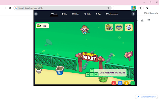 Monkey Mart Unblocked IO  from Chrome web store to be run with OffiDocs Chromium online