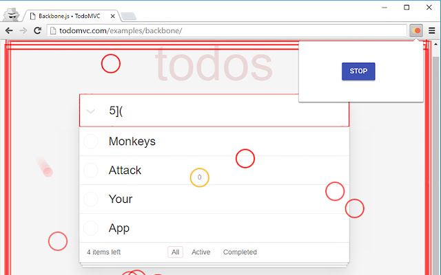 Monkey Testing  from Chrome web store to be run with OffiDocs Chromium online
