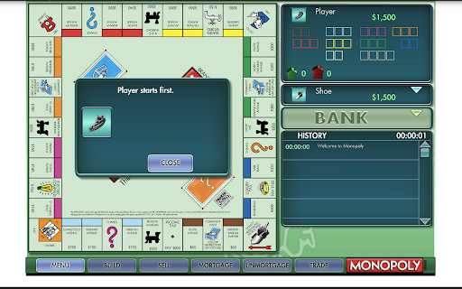 Monopoly Game  from Chrome web store to be run with OffiDocs Chromium online