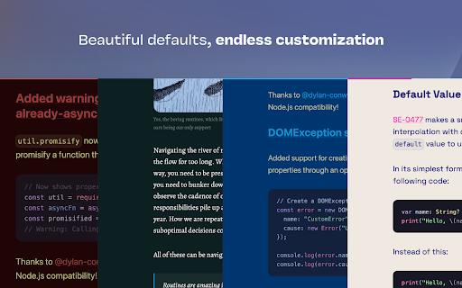 Mono Reader  from Chrome web store to be run with OffiDocs Chromium online