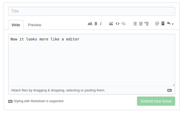 Monospace GitHub Editor  from Chrome web store to be run with OffiDocs Chromium online