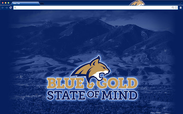 ธีม Montana State Athletics จาก Chrome เว็บสโตร์ที่จะใช้งานร่วมกับ OffiDocs Chromium ออนไลน์