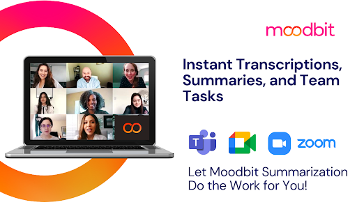 Moodbit: GPT Meetings Management  Summaries  from Chrome web store to be run with OffiDocs Chromium online