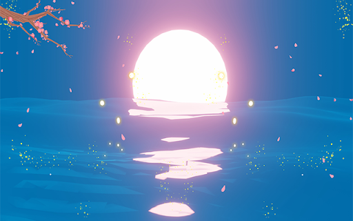 Moonlight And Cherries On The Water  from Chrome web store to be run with OffiDocs Chromium online