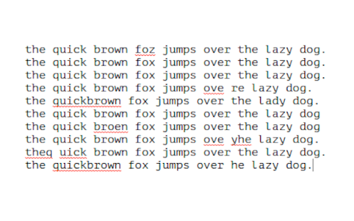 More Typos Please  from Chrome web store to be run with OffiDocs Chromium online