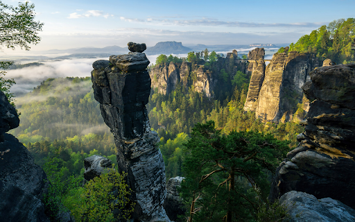 Morning Mist over the Rocky Mountains  from Chrome web store to be run with OffiDocs Chromium online