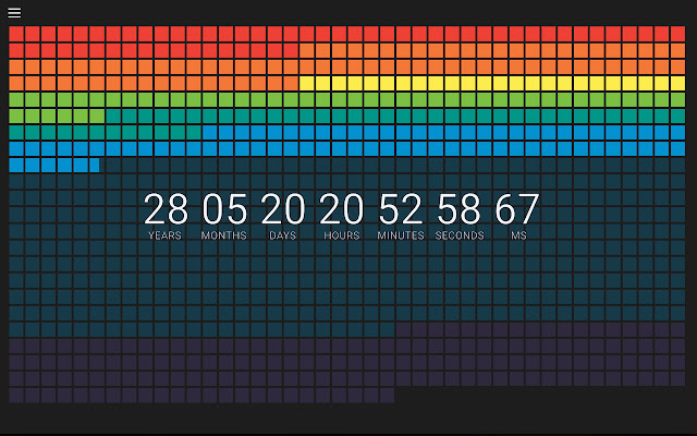 Mortality Death Clock New Tab  from Chrome web store to be run with OffiDocs Chromium online