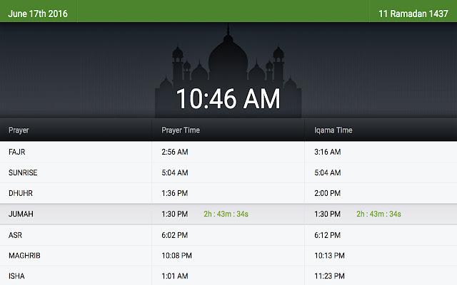 Mosque.me Screen Spot  from Chrome web store to be run with OffiDocs Chromium online