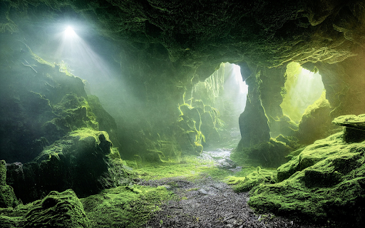 Moss green cave  from Chrome web store to be run with OffiDocs Chromium online