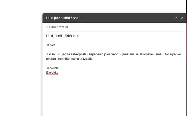 Motivaatiolauseet gmail signature generator  from Chrome web store to be run with OffiDocs Chromium online
