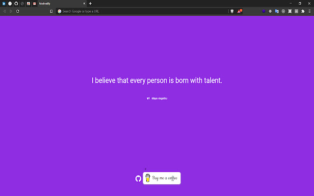 motivatify  from Chrome web store to be run with OffiDocs Chromium online