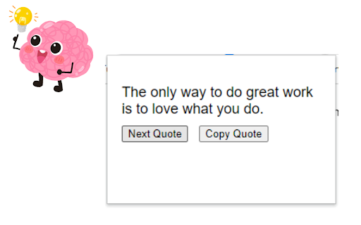 Motivational Quotes Generator  from Chrome web store to be run with OffiDocs Chromium online