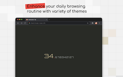 Motivation Tab | Age Counter  from Chrome web store to be run with OffiDocs Chromium online