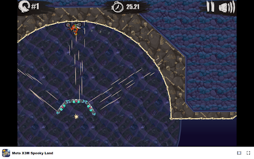 Moto X3M Spooky Land Conquer spooky levels!  from Chrome web store to be run with OffiDocs Chromium online