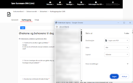 Mottaksportalen EMA  from Chrome web store to be run with OffiDocs Chromium online
