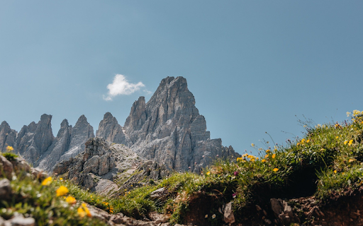 Mountain flowers and clouds  from Chrome web store to be run with OffiDocs Chromium online