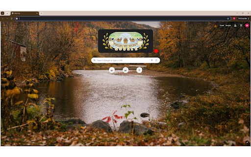 mountain range and dense forest in autumn  from Chrome web store to be run with OffiDocs Chromium online