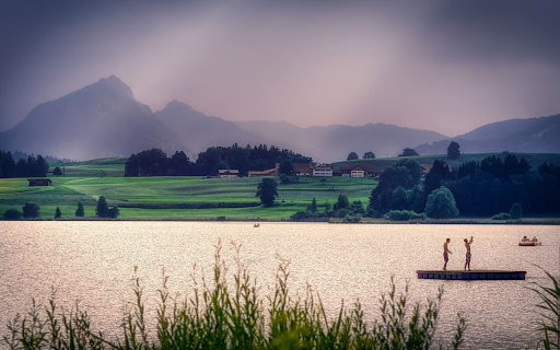 Mountains and rivers and green fields  from Chrome web store to be run with OffiDocs Chromium online