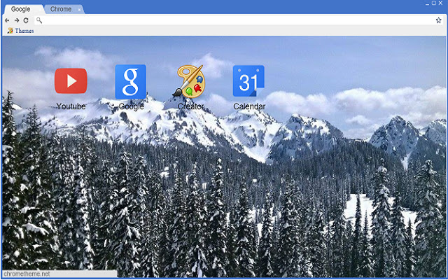 Mountains and Snow  from Chrome web store to be run with OffiDocs Chromium online
