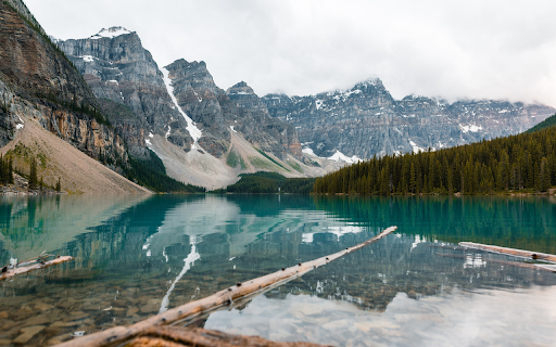 Mountains and water  from Chrome web store to be run with OffiDocs Chromium online