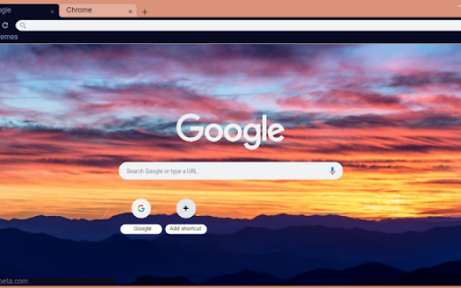 Mountain Silhouette at Sunset  from Chrome web store to be run with OffiDocs Chromium online