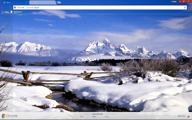 Mountain Snow Winter  from Chrome web store to be run with OffiDocs Chromium online