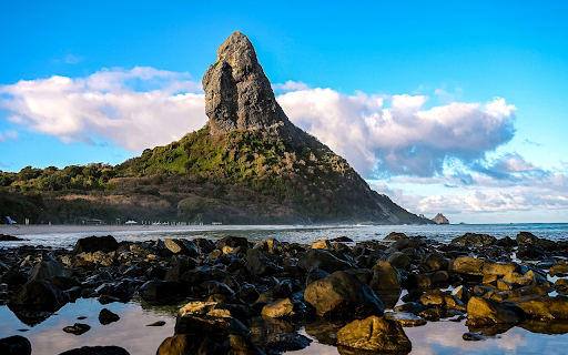 Mountains, rocks, water and clouds  from Chrome web store to be run with OffiDocs Chromium online