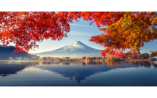Mount Fuji Theme  from Chrome web store to be run with OffiDocs Chromium online