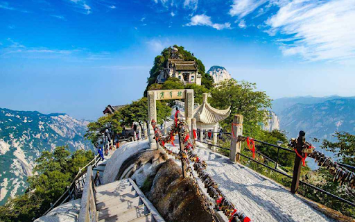 Mount Huashan  from Chrome web store to be run with OffiDocs Chromium online