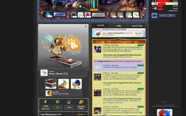 MouseHunt Dark Mode  from Chrome web store to be run with OffiDocs Chromium online