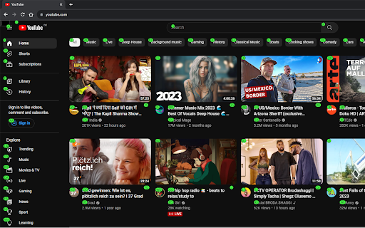 Mouseless  from Chrome web store to be run with OffiDocs Chromium online