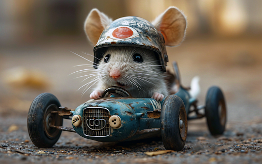Mouse racing car  from Chrome web store to be run with OffiDocs Chromium online