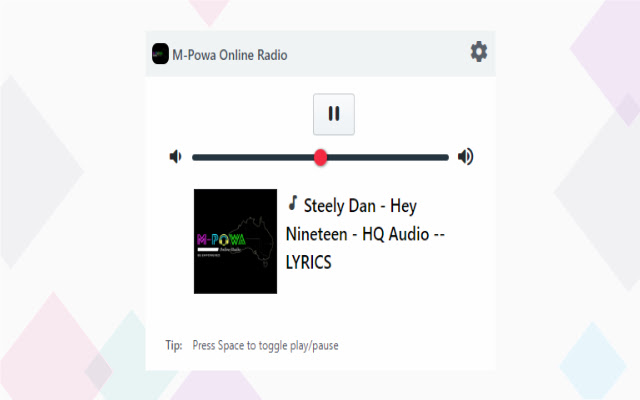 M Powa Online Radio  from Chrome web store to be run with OffiDocs Chromium online