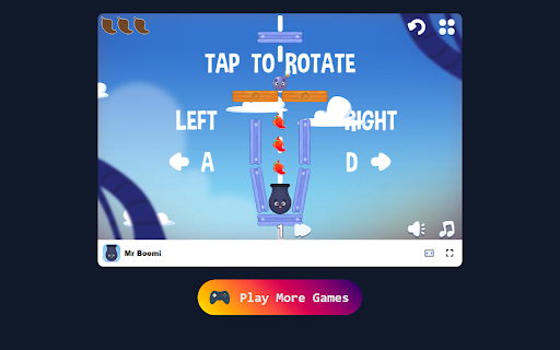 Mr Boomi Game Tilt Platforms and Collect Stars!  from Chrome web store to be run with OffiDocs Chromium online