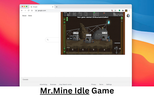 Mr.Mine Idle Game  from Chrome web store to be run with OffiDocs Chromium online
