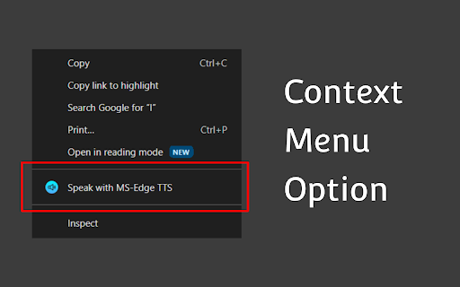 MS Edge TTS (Text to Speech)  from Chrome web store to be run with OffiDocs Chromium online