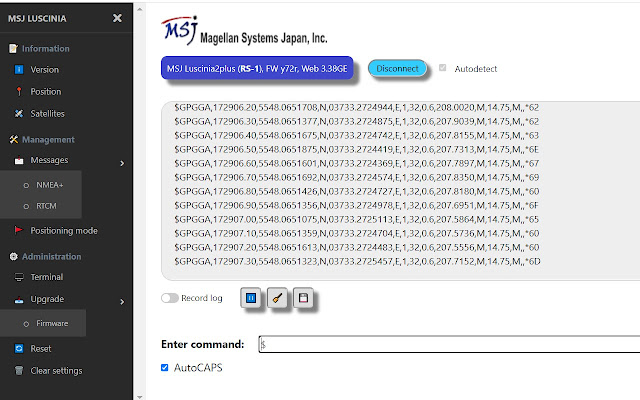 MSJ Web Serial Management tool  from Chrome web store to be run with OffiDocs Chromium online