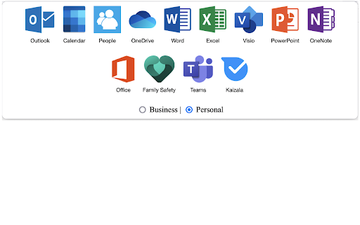 MS Office 365 Apps by OUBRECHT.com  from Chrome web store to be run with OffiDocs Chromium online